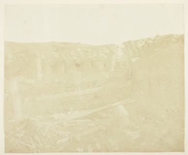 Mortar Battery, 1855, James Robertson, Scottish, c. 1813–d. after 1881, Scotland, Albumen print, 24