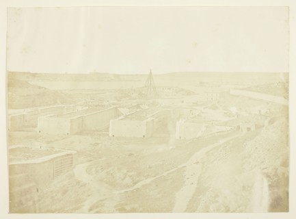 Docks of Sebastopol, Fort Nickolas on the Left, 1855, James Robertson, Scottish, c. 1813–d. after
