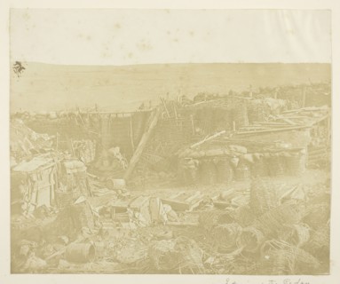 Interior of the Redan, 1855, James Robertson, Scottish, c. 1813–d. after 1881, Scotland, Albumen