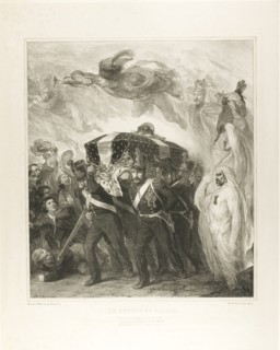 The Return to France, 1841, Aime François Joseph de Lemud, French, 1816-1887, France, Lithograph in