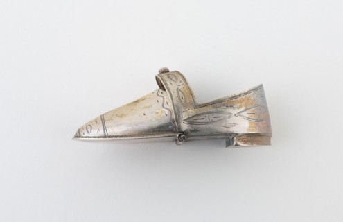 Vinaigrette, mid 19th century, Netherlands, Netherlands, Silver-plated brass, H. 5.7 cm (2 1/4 in.)