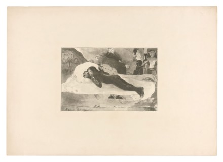 Manao tupapau (She Thinks of the Ghost or The Ghost Thinks of Her), from L’estampe originale,