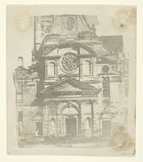 St. Etienne du Mont, Facade, c. 1853/58, William Henry Fox Talbot, English, 1800–1877, England,