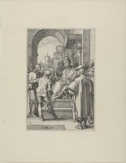Christ Before Pilate, plate five from The Passion of Christ, 1596, Hendrick Goltzius, Dutch,