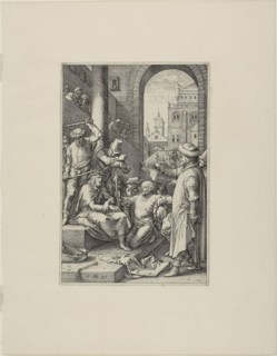 The Crowning with Thorns, plate seven from The Passion of Christ, 1597, Hendrick Goltzius, Dutch,