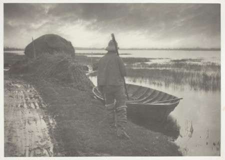 Marshman Going to Cut Schoof-Stuff, 1886, Peter Henry Emerson, English, born Cuba, 1856–1936,
