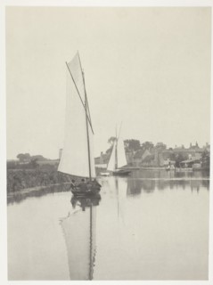 The Village of Horning, 1886, Peter Henry Emerson, English, born Cuba, 1856–1936, England, Platinum