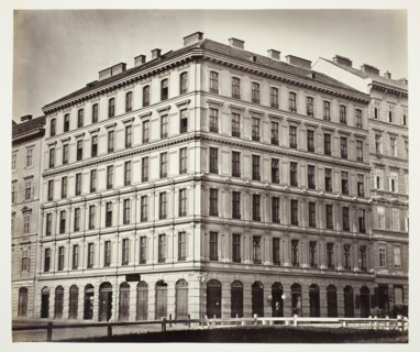 Elisabethstraße No. 8, Zinshaus des Grafen Otto Abensberg und Traun, 1860s, Austrian, 19th century,