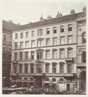 Freyung No. 1, Wohnhaus des Grafen M. Hardegg, 1860s, Austrian, 19th century, Austria, Albumen