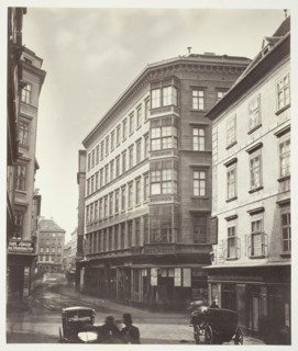 Lichtensteg No. 2, Zinshaus des Herrn A. Denk, 1860s, Austrian, 19th century, Austria, Albumen