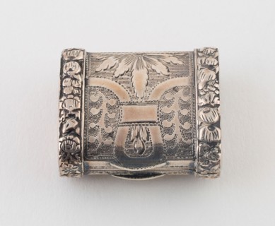 Purse-Shaped Vinaigrette, 1818/19, Possibly John Turner, Birmingham, England, Birmingham, Silver