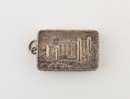 Vinaigrette, 1845/46, Nathaniel Mills, Birmingham, England, Birmingham, Silver and silver gilt, 4.1