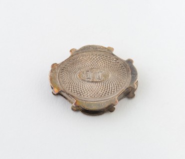 Vinaigrette, c. 1850, Francis Clark, Birmingham, England, Birmingham, Silver and silver gilt, 2.5 ×