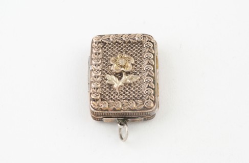 Vinaigrette, c. 1822/23, Possibly John Lawrence and Co., Birmingham, England, Birmingham, Silver