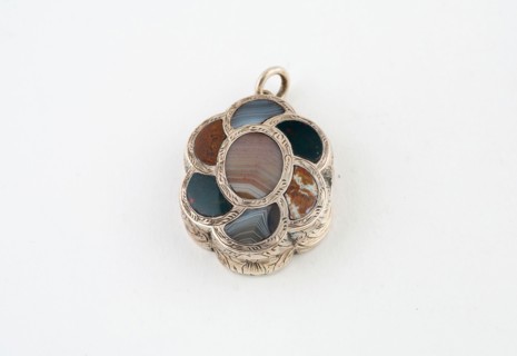 Vinaigrette, 1858/59, Marked JF, Birmingham, England, Birmingham, Silver, silver gilt, bloodstone,