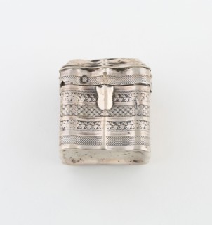 Sponge Box, 1852, Jacobus van Dam, Dutch, active c. 1849-c. 1888, Schoonhoven, Netherlands,
