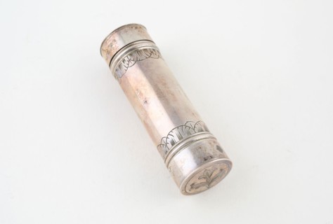 Nutmeg Grater, c. 1820, Possibly Denmark, Denmark, Silver, H. 6.7 cm (2 5/8 in.)