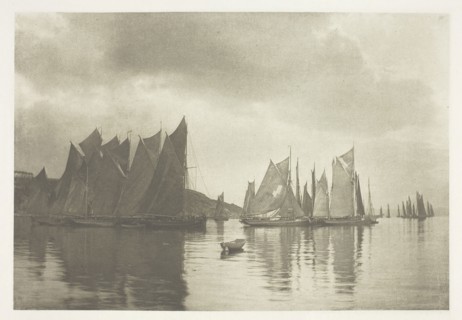 Brixham Trawlers, c. 1889, printed October 1889, Mr. J. Gale, English, died 1906, England,