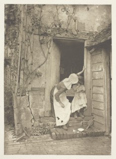 The Broken Saucer, c. 1880/90, printed April 1890, J. B. B. Wellington, English, 1858–1939,