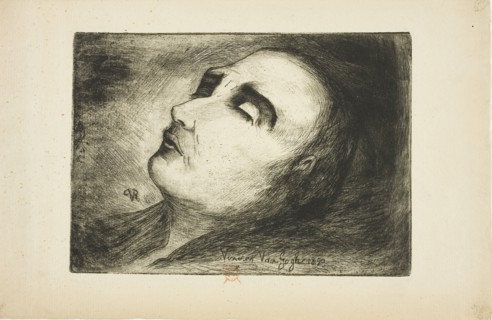 Vincent van Gogh on His Deathbed, 1890, Dr. Paul Ferdinand Gachet, French, 1828-1909, France,