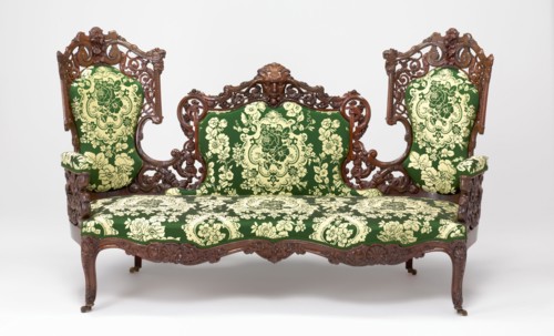Sofa, 1849/54, Attributed to Charles A. Baudouine, American, 1808–1895, New York, Mahogany and