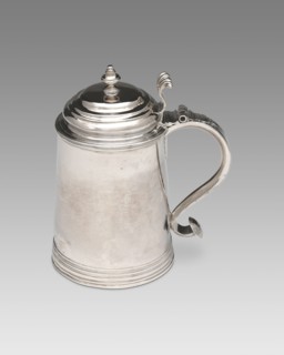 Tankard, 1740/74, Attributed to William Hookey, Sr., American, c. 1728–1812, Newport, Rhode Island,
