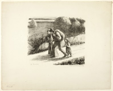 The Vagabonds, 1896, Camille Pissarro (French, 1830-1903), published by Jean Grave (French,