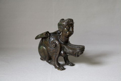 Oil Lamp in the Form of a Sphinx, cast c. 1525, Follower of Andrea Briosco, called Riccio, Italian,