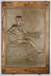 Violet Sargent, Modeled 1890, cast c. 1908, Augustus Saint-Gaudens, American, born Ireland,