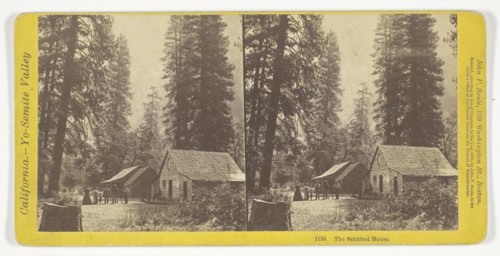 The Sentinel House, 1870, John P. Soule, American, 1828–1904, United States, Albumen print, stereo,