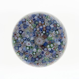 Paperweight, c. 1845–55, Saint-Louis, France, founded 1767, Saint-Louis, Glass, Diam. 7.9 cm (3 1/8