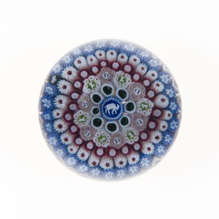 Paperweight, 1848, Saint-Louis, France, founded 1767, Saint-Louis, Glass, 3 in.