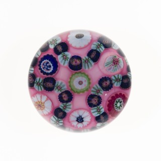 Paperweight, 19th century, Clichy, France, 1837-1885, Clichy, Glass, Diam. 8 cm (3 3/16 in.)