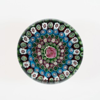 Paperweight, 19th century, Clichy, France, 1837-1885, Clichy, Glass, 2 1/2 in.