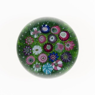 Paperweight, 19th century, Clichy, France, 1837-1885, Clichy, Glass, 2 3/4 in.