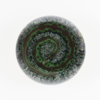 Paperweight, c. 1848–55, Baccarat, France, founded 1764, Lunéville, Glass, Diam. 7.6 cm (3 in.)