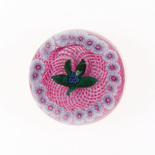 Paperweight, c. 1880, Gilliland Glass Manufactory, American, founded 1820, New York City, Glass,