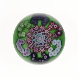 Paperweight, 19th century, Clichy, France, 1837-1885, Clichy, Glass, Diam. 8.3 cm (3 1/4 in.)