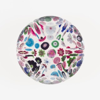 Paperweight, 19th century, Clichy, France, 1837-1885, Clichy, Glass, 3 in.