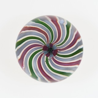 Paperweight, c. 1845–55, Clichy, France, 1837-1885, Clichy, Glass, Diam. 6.7 cm (2 5/8 in.)