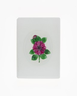 Paperweight, 19th century, Clichy, France, 1837-1885, Clichy, Glass, 9.2 × 6.7 cm (3 5/8 × 2 5/8 in