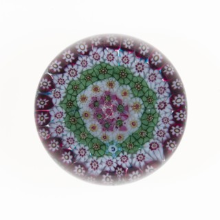 Paperweight, 19th century, Clichy, France, 1837-1885, Clichy, Glass, 2 1/2 in.