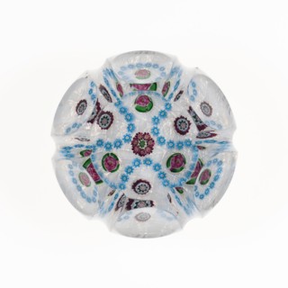 Paperweight, 19th century, Clichy, France, 1837-1885, Clichy, Glass, Diam. 8 cm (3 3/16 in.)