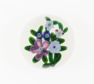 Paperweight, c. 1848–55, Clichy, France, 1837-1885, Clichy, Glass, Diam. 7 cm (2 3/4 in.)