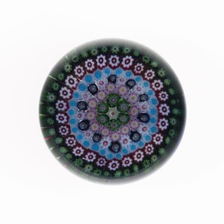 Paperweight, c. 1845–55, Clichy, France, 1837-1885, Clichy, Glass, Diam. 7.9 cm (3 1/8 in.)