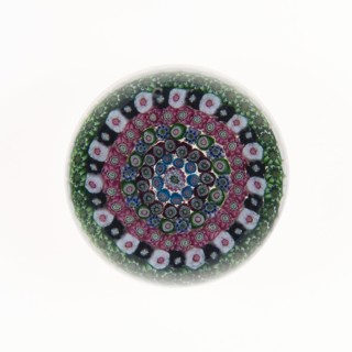 Paperweight, 19th century, Clichy, France, 1837-1885, Clichy, Glass, Diam. 7.3 cm (2 7/8 in.)