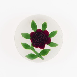 Paperweight, 19th century, Baccarat, France, founded 1764, Lunéville, Glass, Diam. 6.8 cm (2 3/4 in
