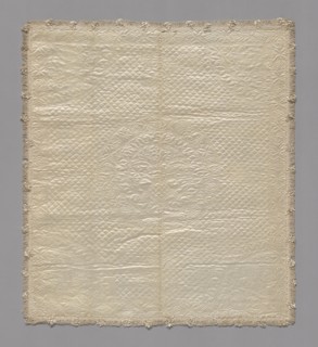 Christening Cover, c. 1758 or earlier, Possibly made by or for Mary Philipse Morris (1730–1825),