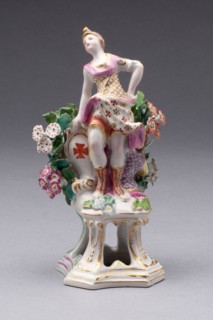 Figure of Europe, c. 1766, Bow Porcelain Factory, London, England, 1744-1775, Bow, Soft-paste