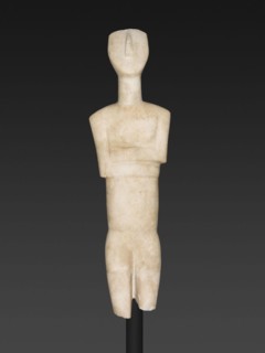 Statuette of a Female Figure, Early Bronze Age, 2600/2400 BC, Cycladic, probably from the island of